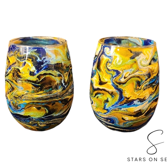 (2) Bora Bora/Stemless Wine Set - Picture 3 of 3